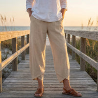 Wide-Leg Relaxed Fit Trousers - Sheryl