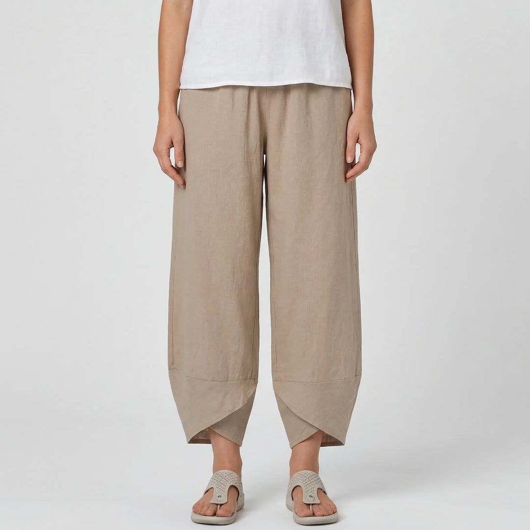Wide-Leg Relaxed Fit Trousers - Sheryl
