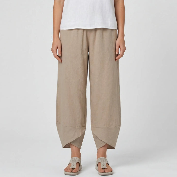 Wide-Leg Relaxed Fit Trousers - Sheryl