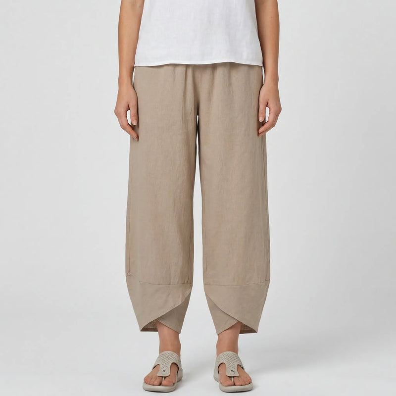 Wide-Leg Relaxed Fit Trousers - Sheryl