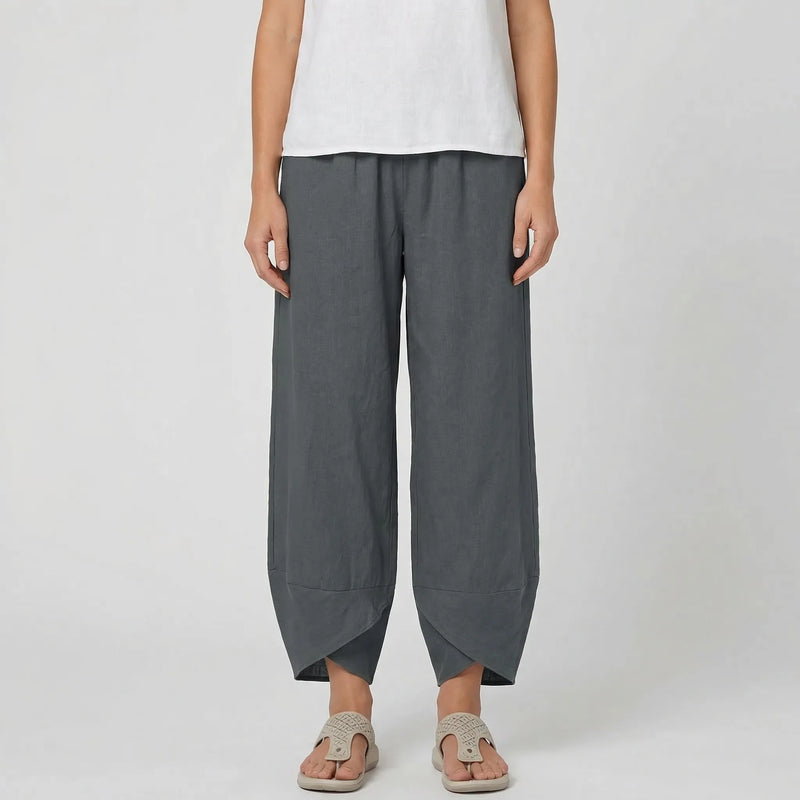 Wide-Leg Relaxed Fit Trousers - Sheryl