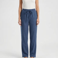 Wide-Leg Tie-Waist Women's Trousers - Laverne