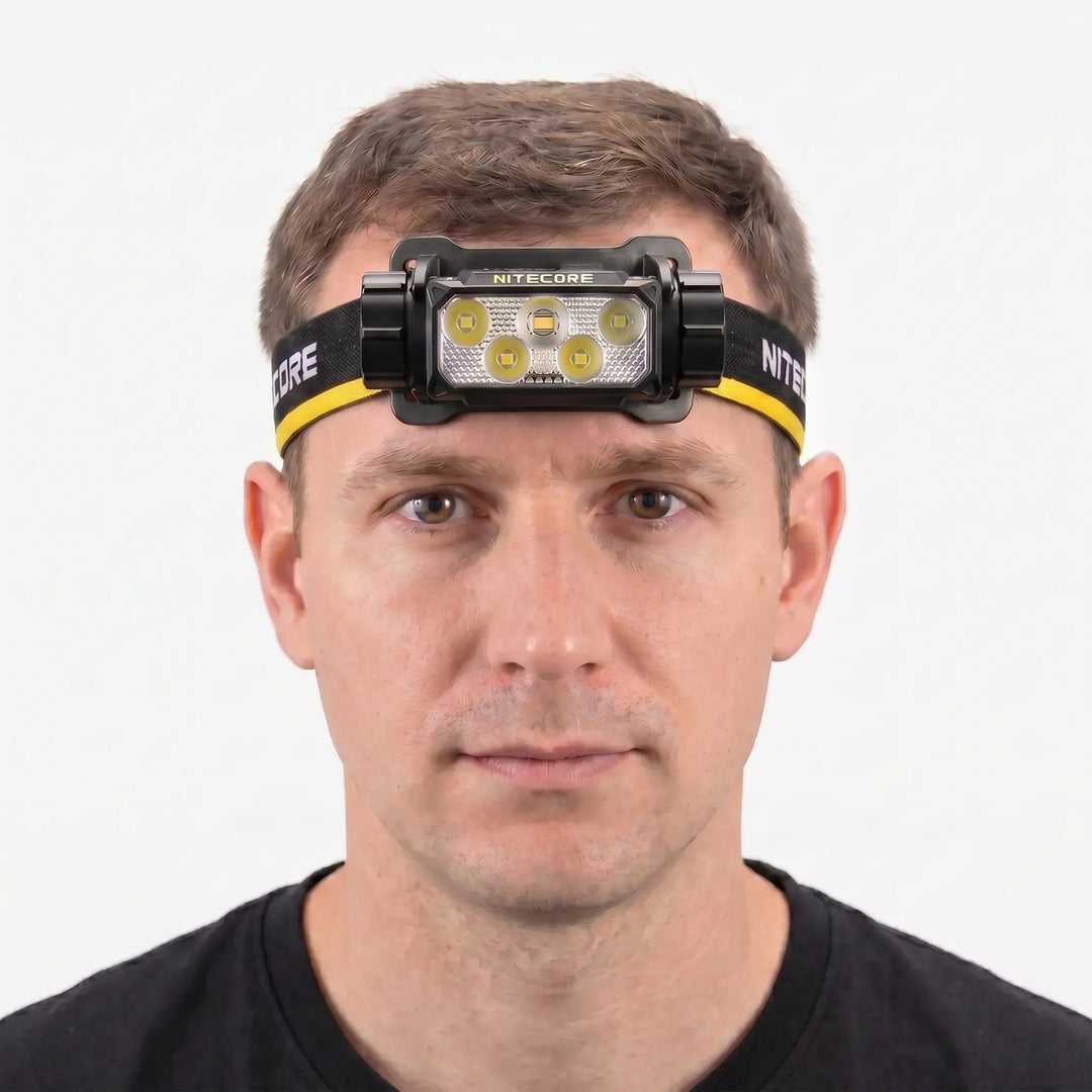 Wiederaufladbare LED-Stirnlampe Mit USB-C -  Trekbeam