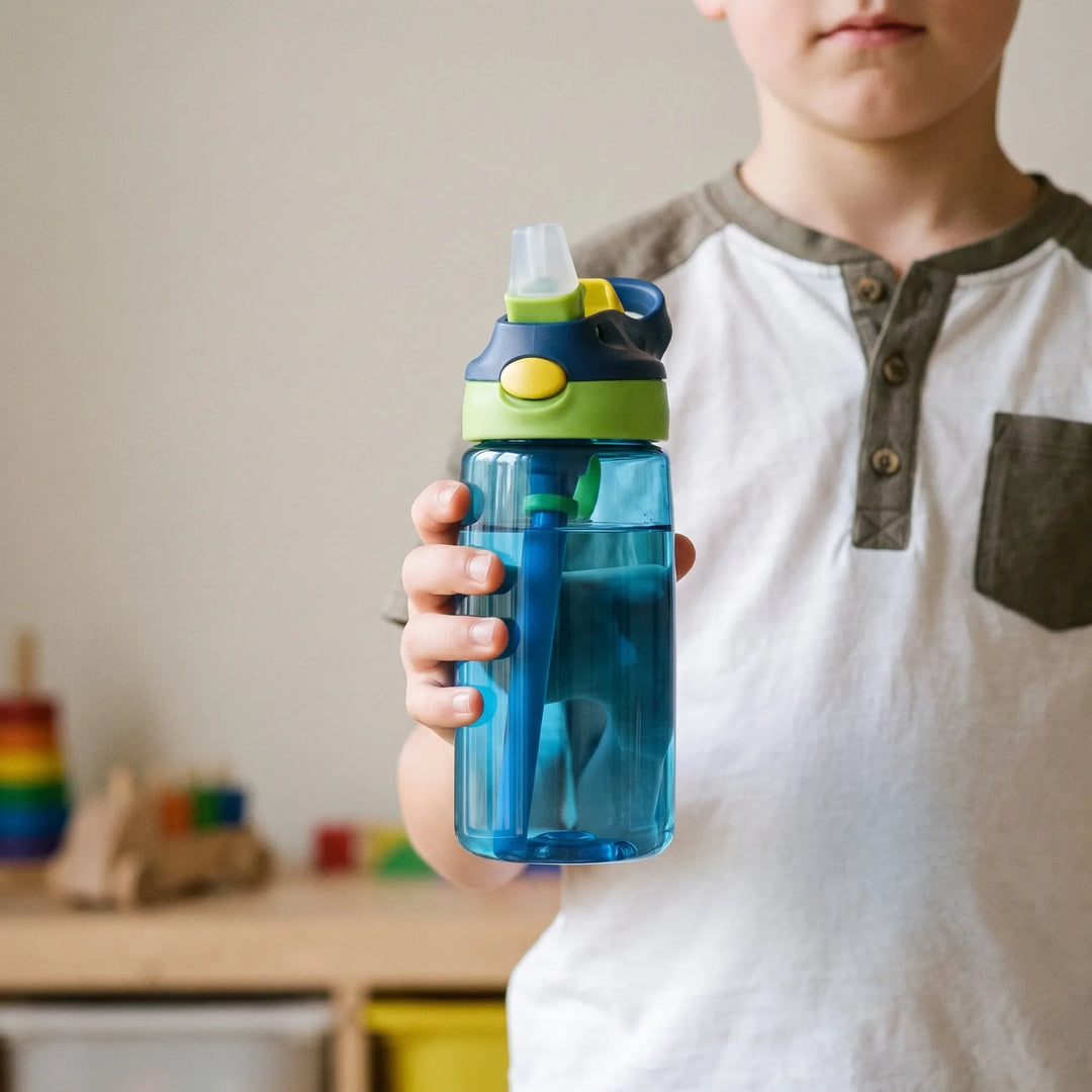 Wiederverwendbare Trinkflasche Mit Strohhalm Für Kinder - Quenchlet