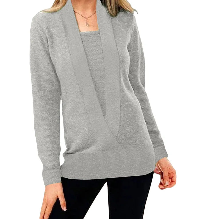Warme & Bequeme Damen Winterstrickpullover – Selina
