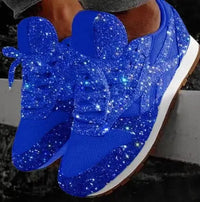 Glitzernde Damen-Sneaker mit sportlichem Komfort – Leona
