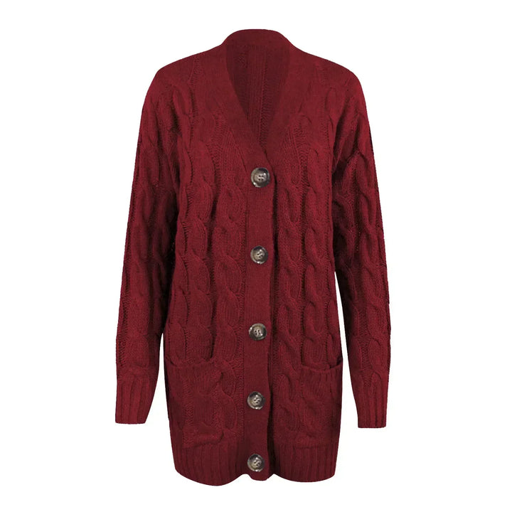 Strickjacke für Damen mit Knöpfen – Noor