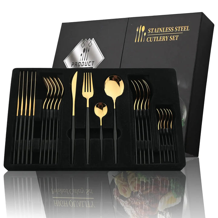 24-teiliges RVS Besteckset – Aurinox