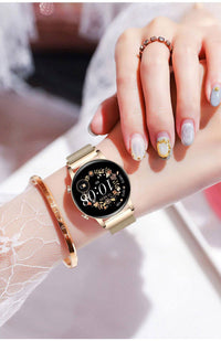Stilvolle Damen-Smartwatch – LuxeFit Pulse