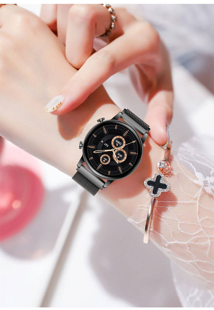 Stilvolle Damen-Smartwatch – LuxeFit Pulse