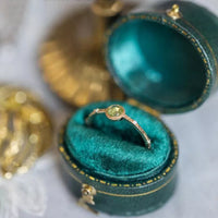 Zarter Silberring - PeridotJewelry