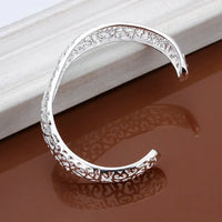 Zartes Silbermanschettenarmband - SilverFinesse