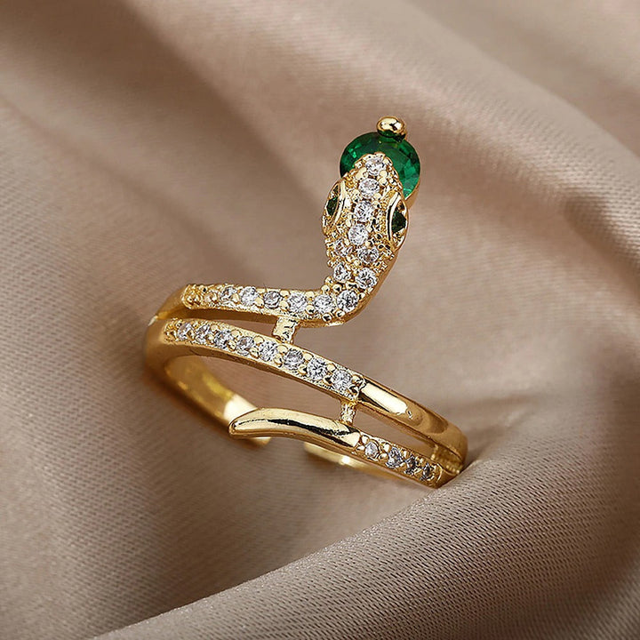 Zirkon Besetzter Ring - SerpentStyle
