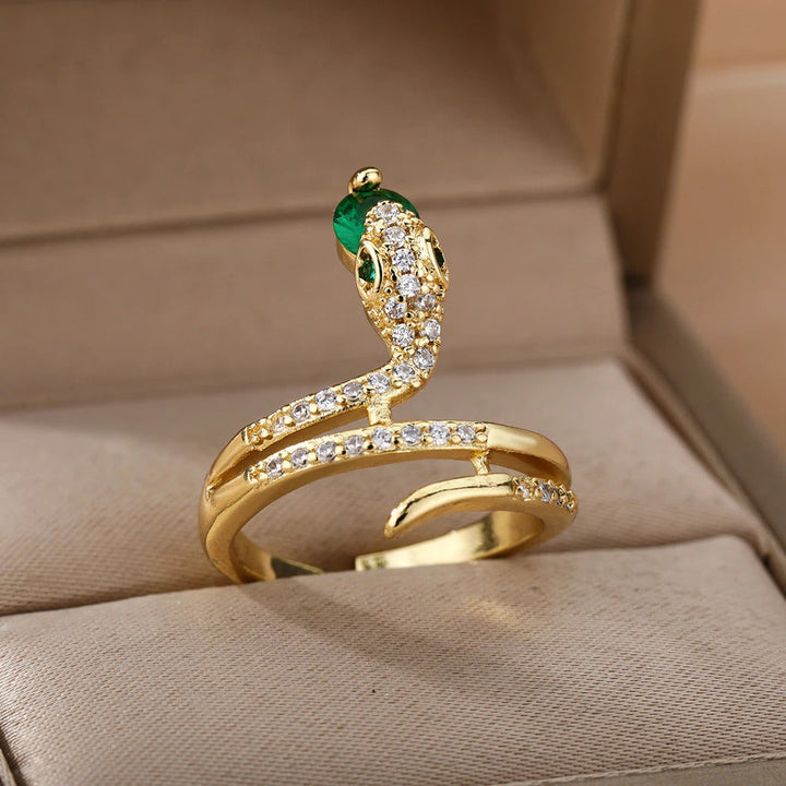 Zirkon Besetzter Ring - SerpentStyle