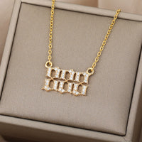 Zirkonia-Halskette - AngelNumbersNecklace