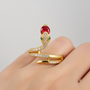 Zirkonia-Schlangenring - SerpentJewelry