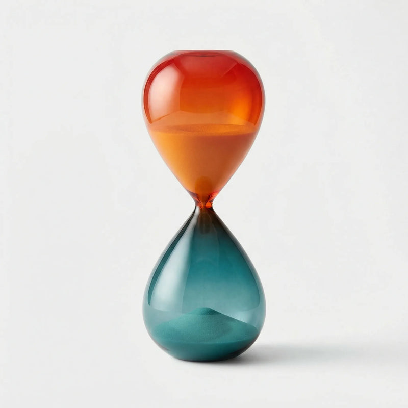 Zweifarbige Deko-Sanduhr - Solentra