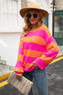 Trendy Gestreifte Damenpullover - Sohpie