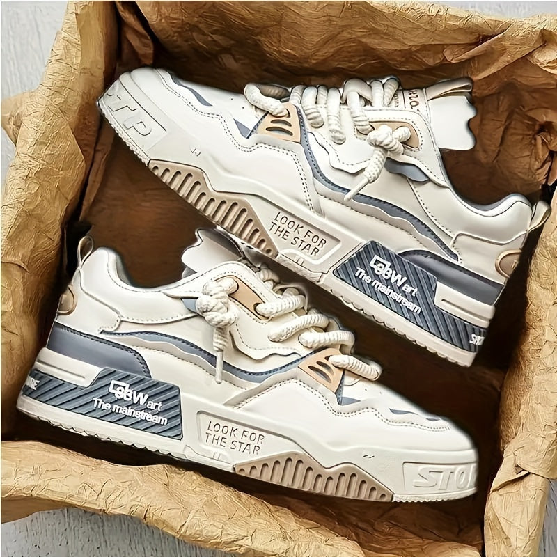Zapatillas chunky de streetwear para hombre con suela con dibujo y acolchado cómodo – Kairo