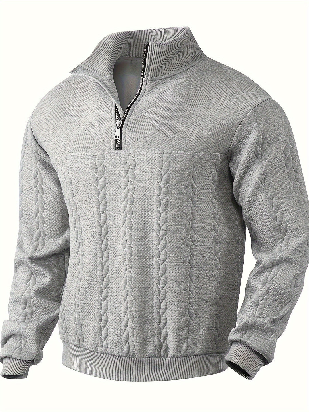 Vintage Herrenpullover mit Reißverschluss – Victor