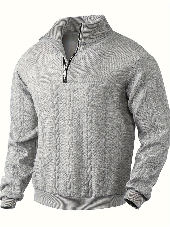 Vintage Herrenpullover mit Reißverschluss – Victor