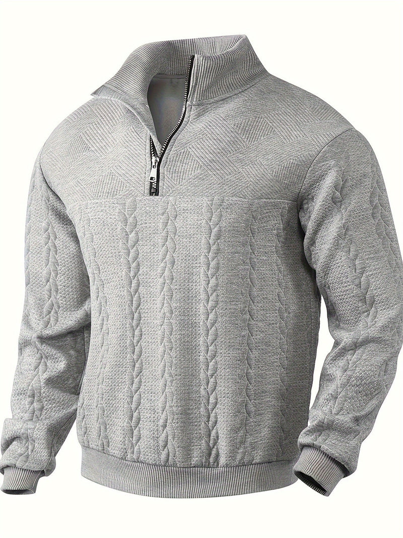 Vintage Herrenpullover mit Reißverschluss – Victor