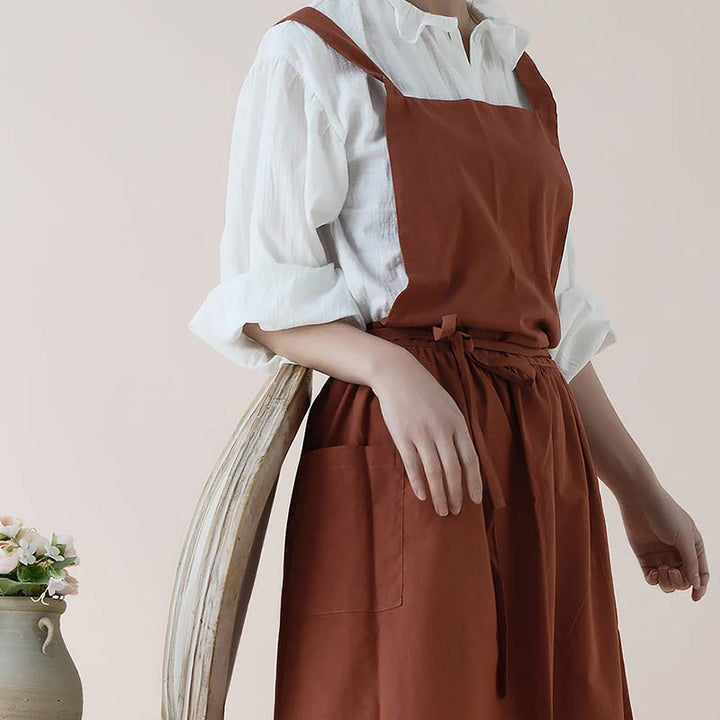 Wasserdichte Baumwollschürze mit praktischen Taschen – ChefMate