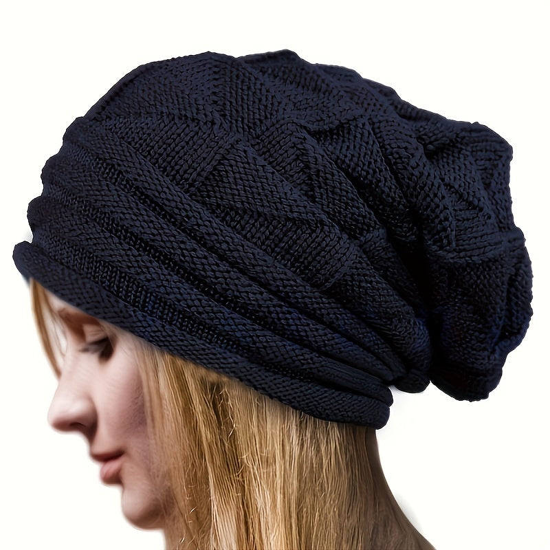 Damen Strickmütze leicht & elastisch für Frühling und Herbst – Alina