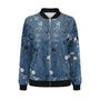 Damen Sommerjacke mit feinem Blumenmuster – Fiora