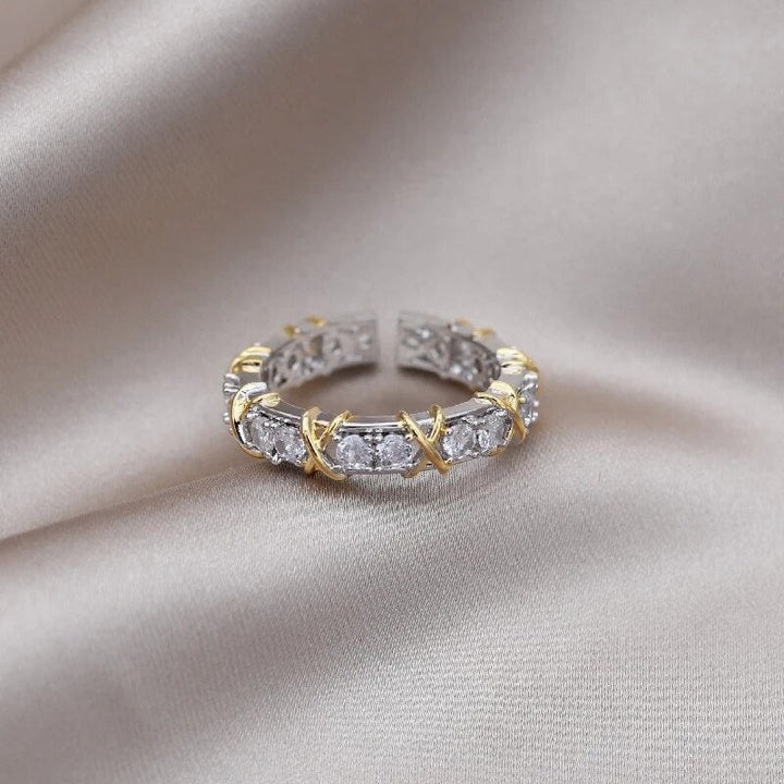Adjustable Anxiety and Digestion Ring | Wellness Jewellery-Silver-Nora Luxe