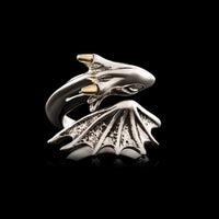 Adjustable Dragon Ring | Unique Statement Jewellery-Nora Luxe