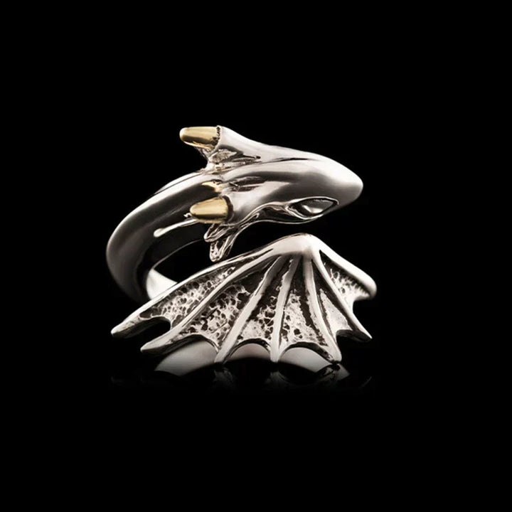 Adjustable Dragon Ring | Unique Statement Jewellery-Nora Luxe