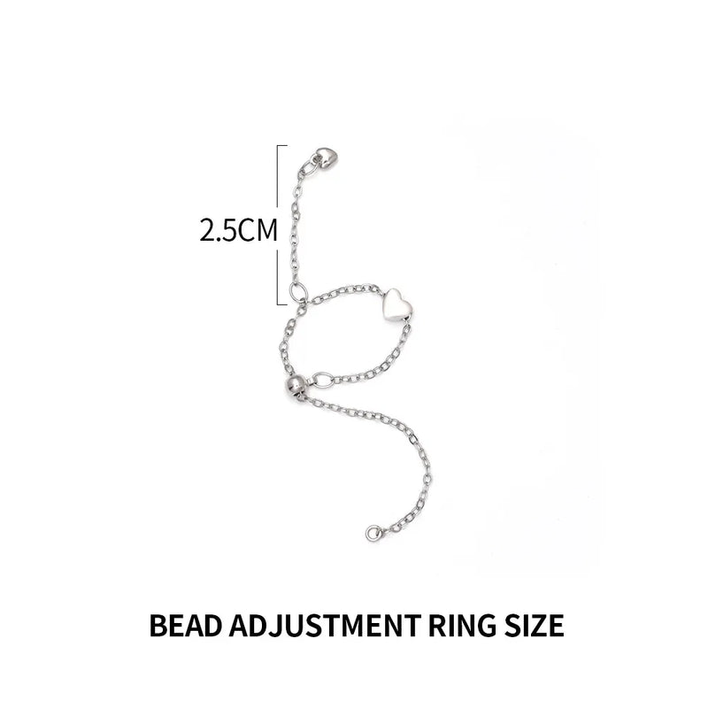 Adjustable Heart Ring with Tassels | Stylish Women's Jewellery-Nora Luxe