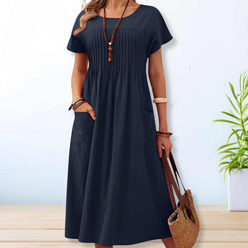 Luftig-bequemes Sommerkleid mit lockerer Passform – Tabea