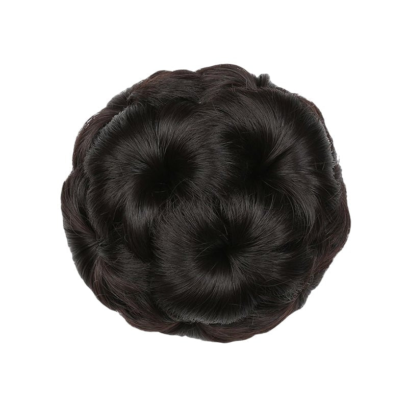 Blumenförmige Haarspange mit Haarverlängerung – Fiora