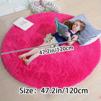 Runder Fluffy Teppich - Clouda