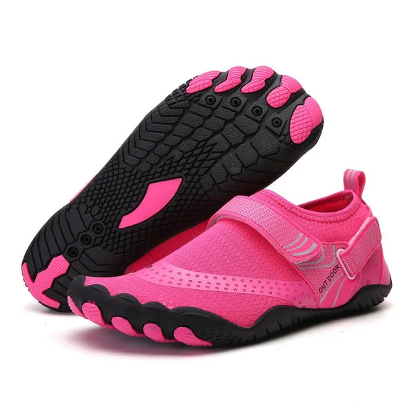 Rutschfest & Orthopädisch – Barfuß-Wasserschuhe HydroFlex
