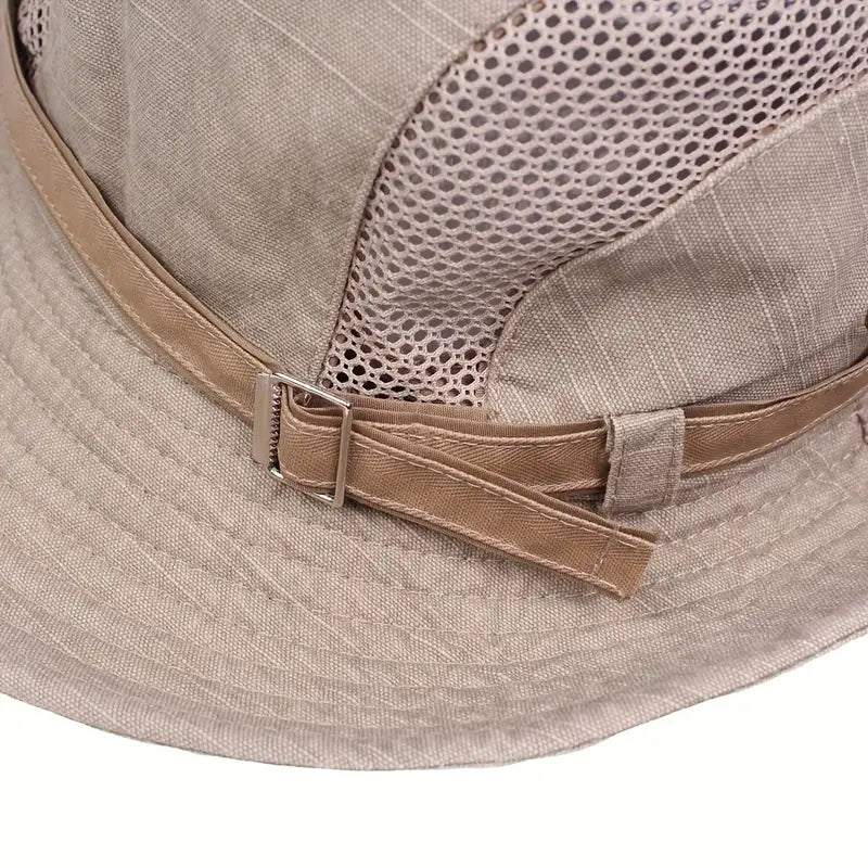 Outdoor Sonnenhut mit Verstellbaren Riemen und Breiter Krempe – Solantra