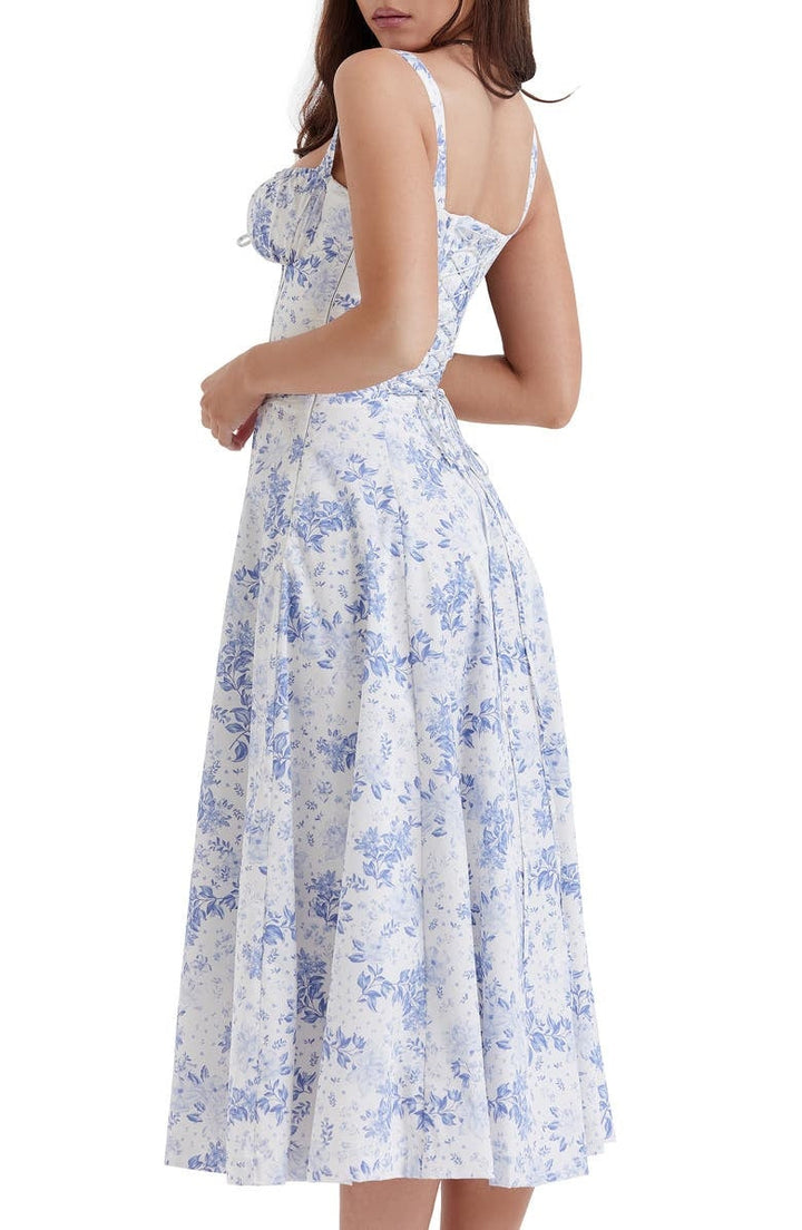 Büstier Sommerkleid mit Taillenkorrektor - Isabella