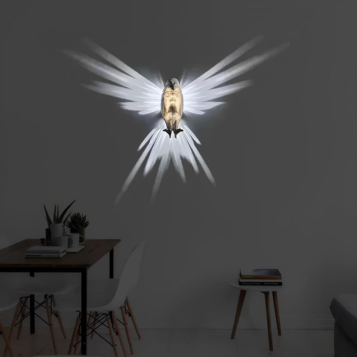 Beleuchtete Flügel Wandleuchte - LumaWings