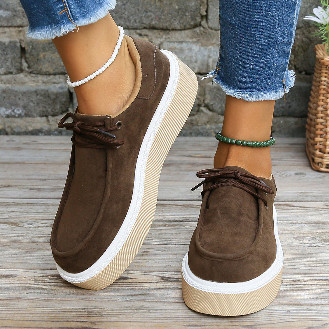 Bequeme Damen Schnürschuhe mit Dämpfung – Aveline