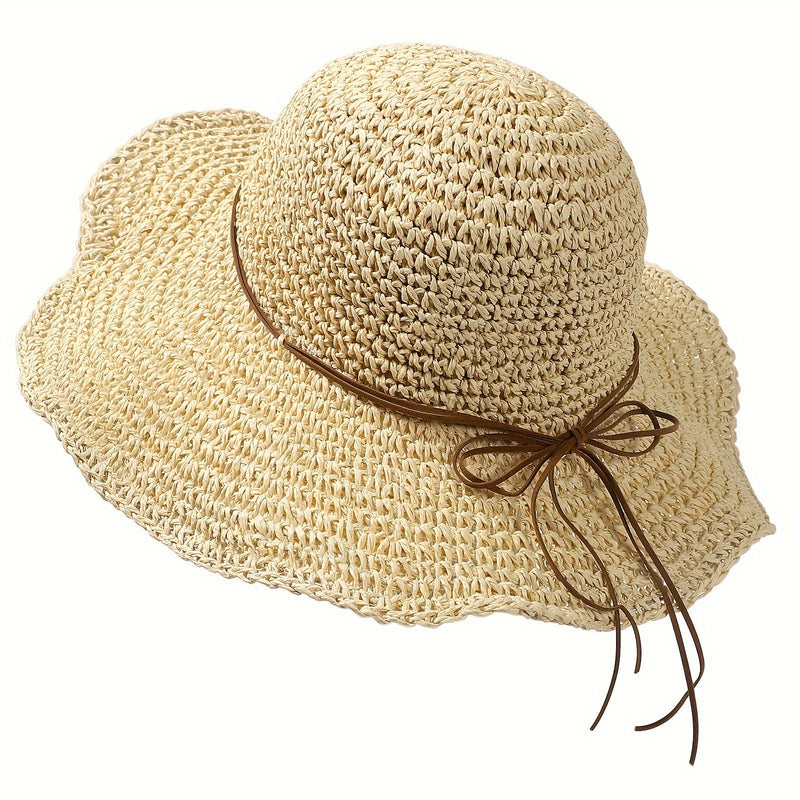 Häkelnder Boho Strohhut für Sommerreisen – Elouan