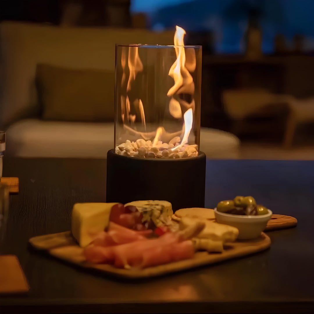 Klassische Öllampe mit offener Flamme - Lumora