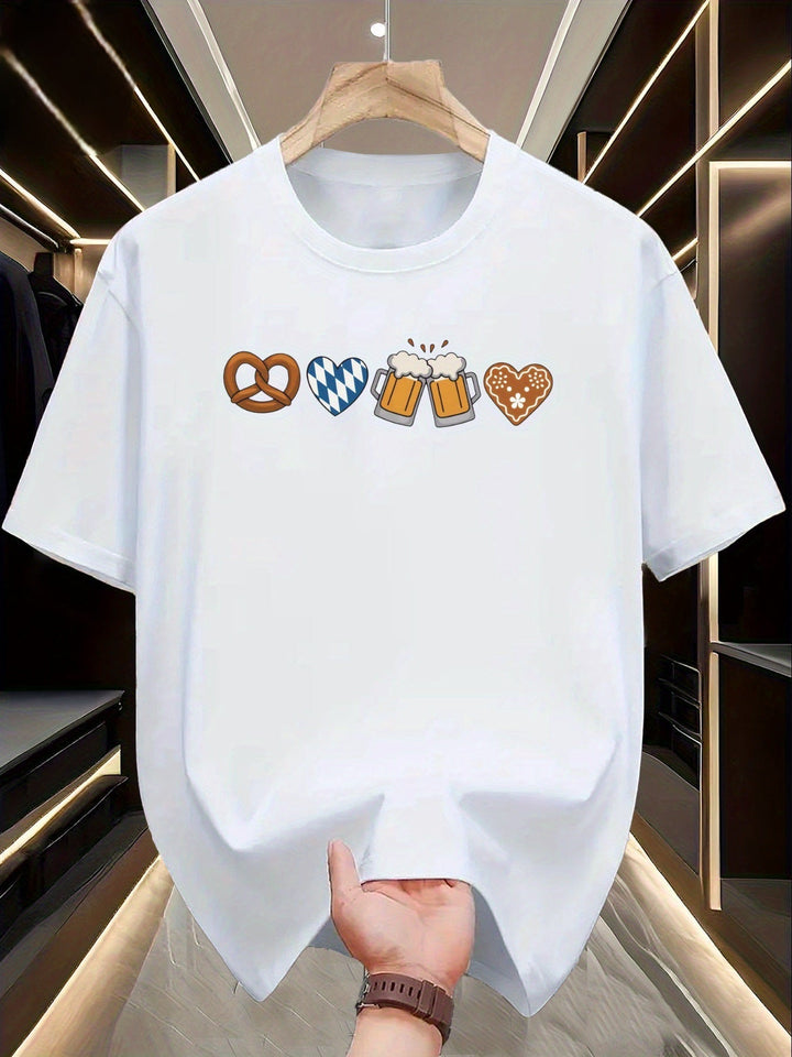 Herren Grafik T-Shirt aus 100% Baumwolle – Franz Oktoberfest 2025