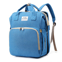 Tragbares Babybett und Wickeltasche – Multifunktionaler Reise-Rucksack