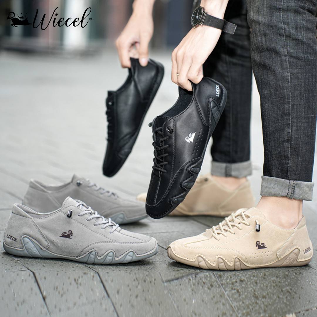 Uniseks Leder Barfußschuhe – BareMotion