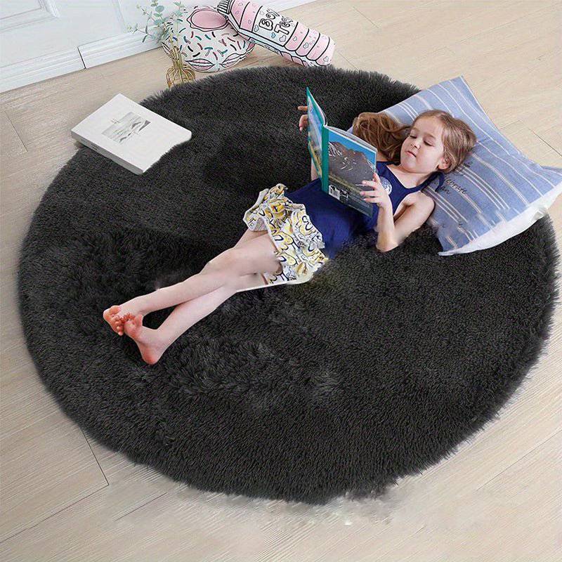Runder Fluffy Teppich - Clouda
