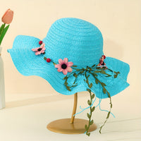Damen Sommer Strohhut mit Blumen- und Fruchtdetails – Solène