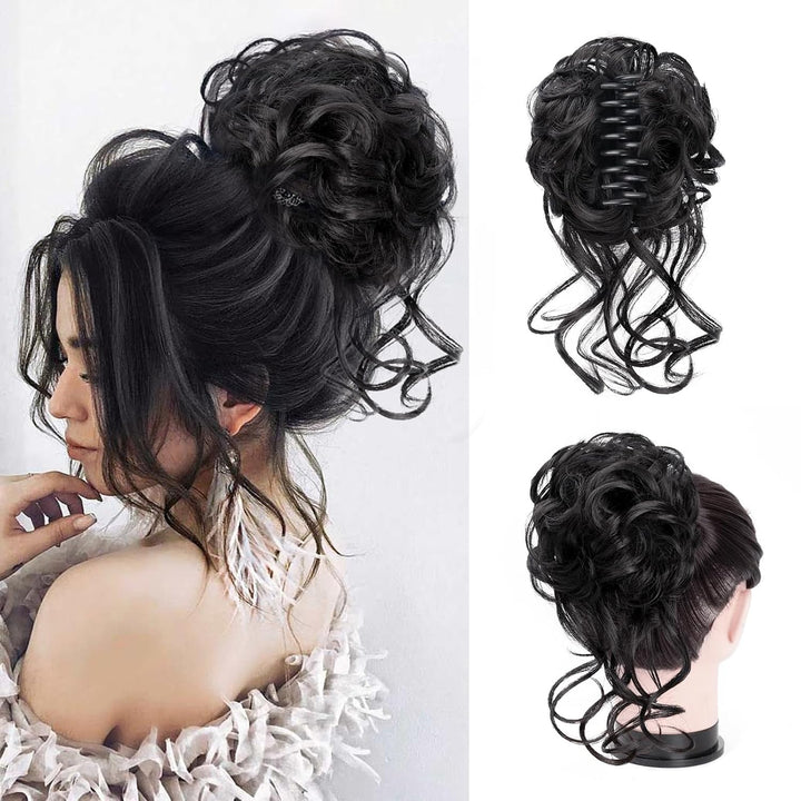 Klemme mit Haarverlängerung für gewundenen Knoten – CurlClip