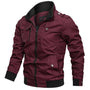 Herren Sommerjacke mit Kragen und Motorrad-Look – Vince